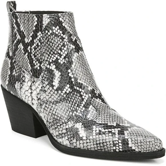 Sam Edelman Women's Winona Western Ankle Bootie - Pointed Toe, 2.5 Inch Heel, Leather Or Suede